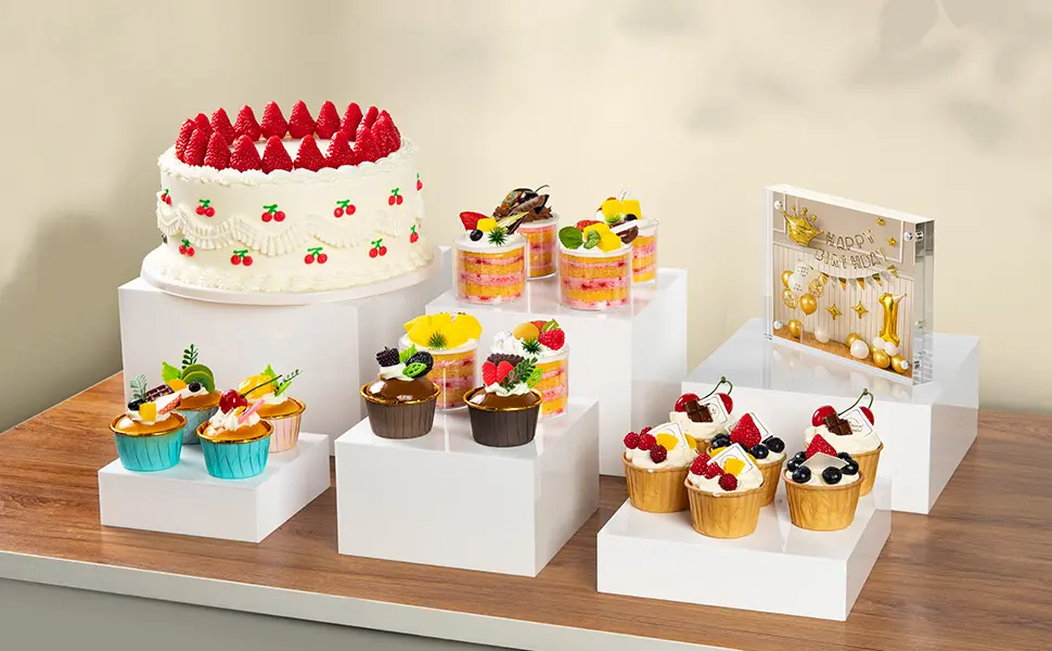 [CD14] BOX BUFFET CUBE BLANC *6