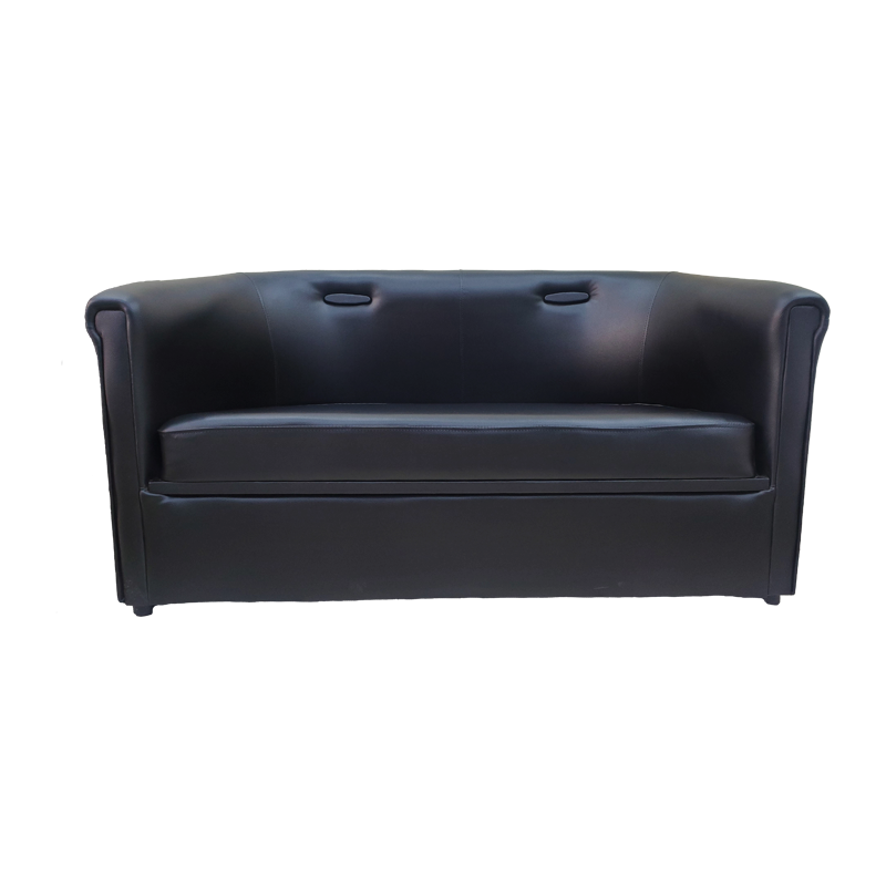 [AD004] Fauteuil Cuir 2 Places Noir