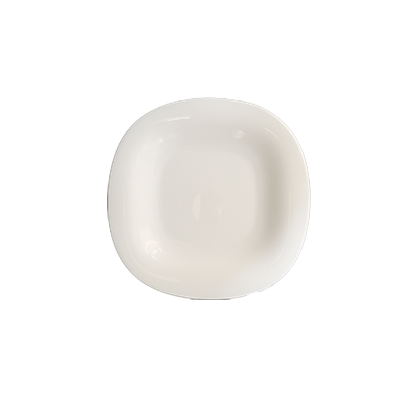 [CA08] Carine White Assiette Dessert 19 cm - 7 1/4"